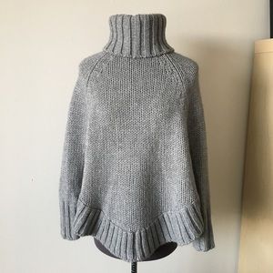 MICHAEL Michael Kors turtleneck sweater poncho XS